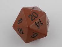 35mm Giant Red Jasper D20